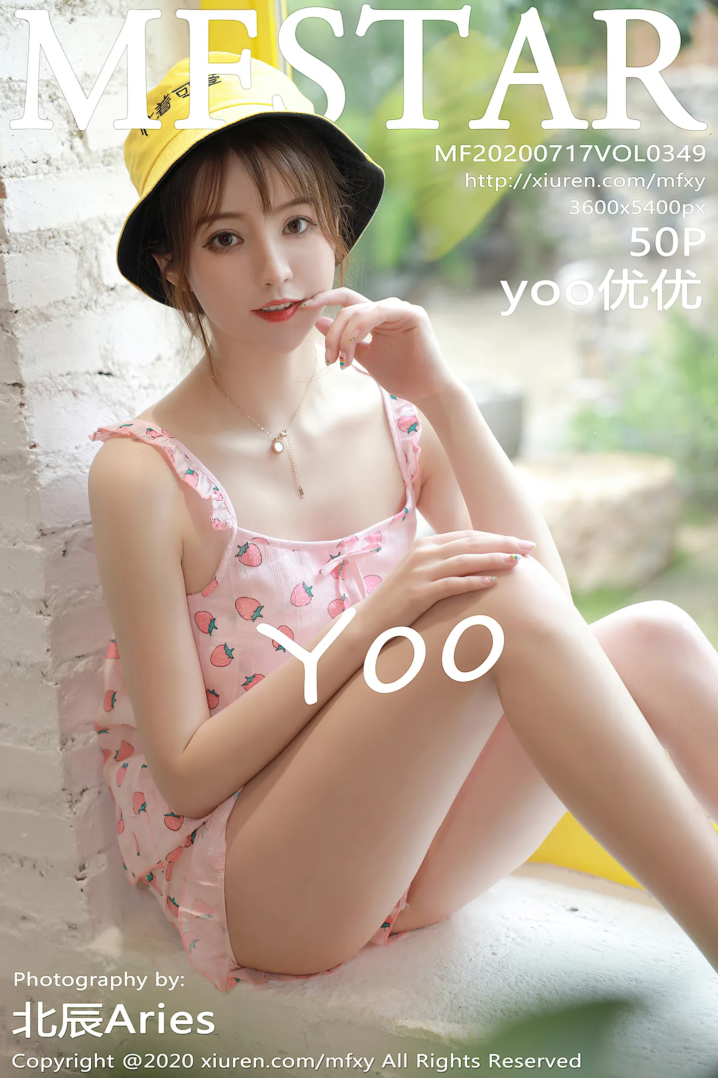 [MFStar模范学院]Vol.349_嫩模yoo优优大理旅拍私房粉色草莓睡衣妩媚动人写真50P-秀人网 - XiuRen.Pro